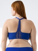 True Body Triangle Lace Racerback Bra - Image 24