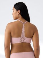 True Body Triangle Lace Racerback Bra - Image 2