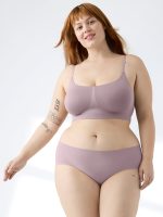 Soft Form Square Neck Adjustable Plunge-Back Bra - Image 35