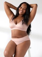 True Body Sheen Unlined Wirefree Bralette - Image 3