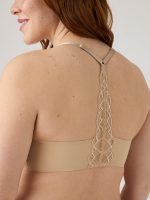 True Body Triangle Lace Racerback Bra - Image 9